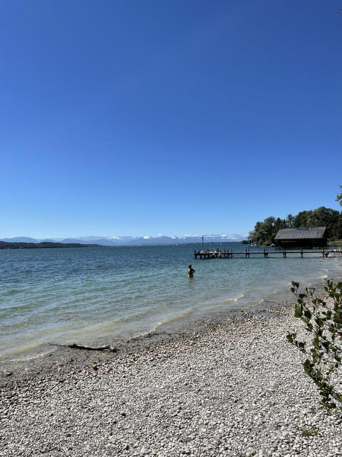 Casa Verde: Kueche, Tv, Nespresso, Im Gruenen Starnberg Eksteriør billede